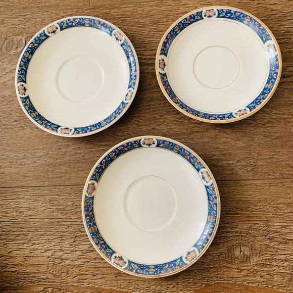 Antique U.C. Limoges Blue Band France Plates - Picture 2 of 10